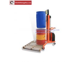 xe nâng phuy lên Pallet bằng điện DT 300